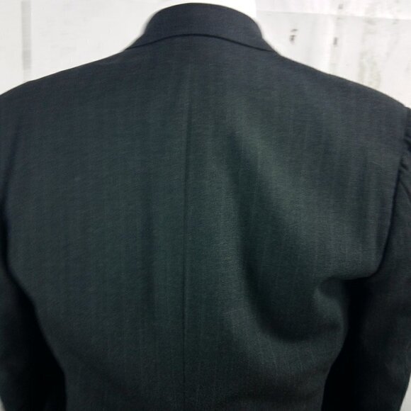 Botany 500 Couture 41R Charcoal Striped 2pc Suit - Picture 7 of 15